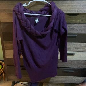 Dark purple sweater